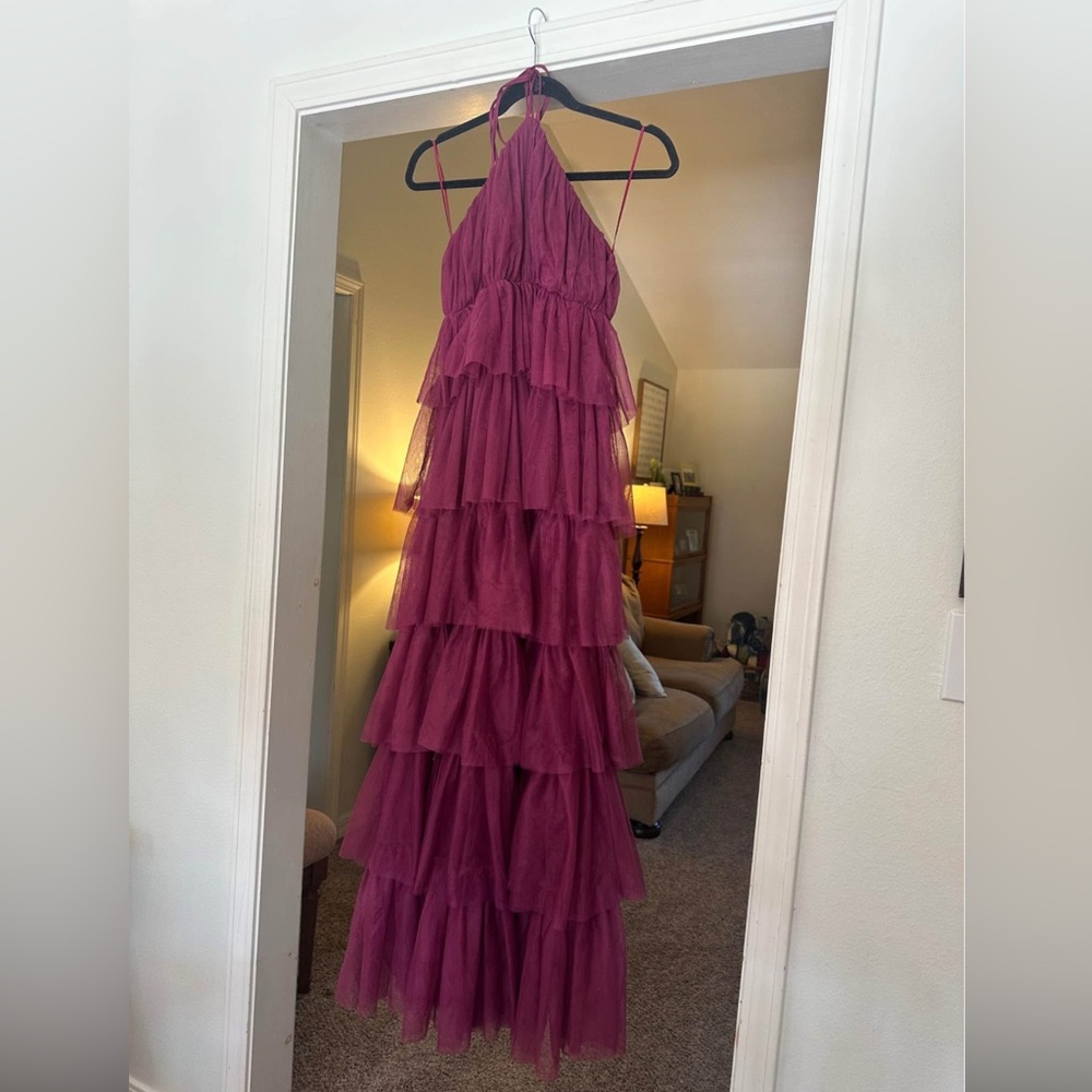 Ruffle Formal or Prom Dress